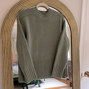 Tuckernuck Sage Bryant Sweater XS - NWT $229 - Green soft wool oversized knit